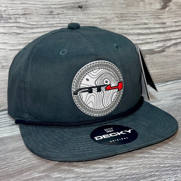 GMC AT4 Topo 3D Classic Rope Hat- Charcoal/ Black - Picture 2 of 4